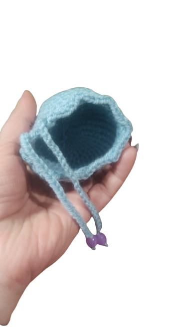 Saco de Crochê em Forma de Coelho