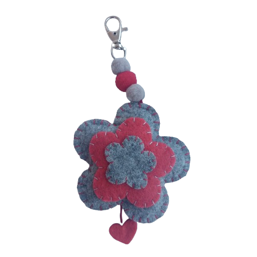 Porta-Chaves ou Pendente de Flor