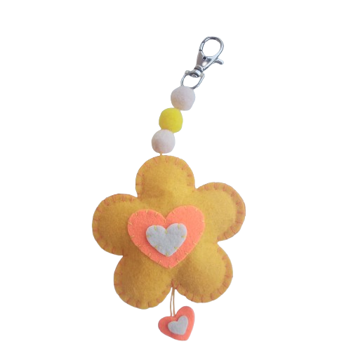 Porta-Chaves ou Pendente de Flor