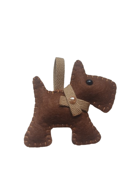Cão Terrier em Feltro