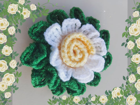 Flores de Verão em Crochê